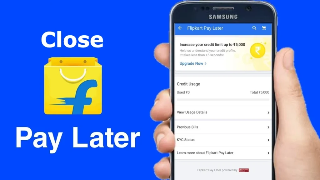 How to Close Flipkart Pay Later