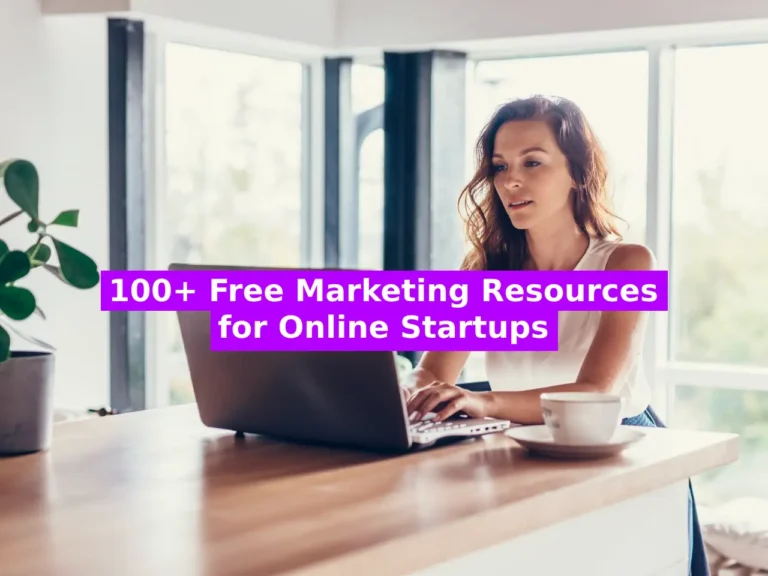 Free Marketing Resources for Online Startups
