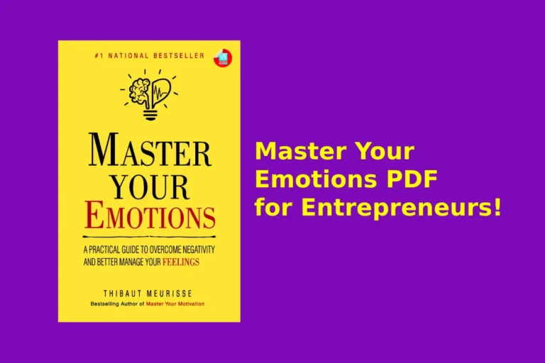 Master Your Emotions PDF - A Practical Guide for Entrepreneurs